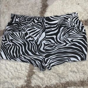 No Boundaries Child Zebra Print Shorts